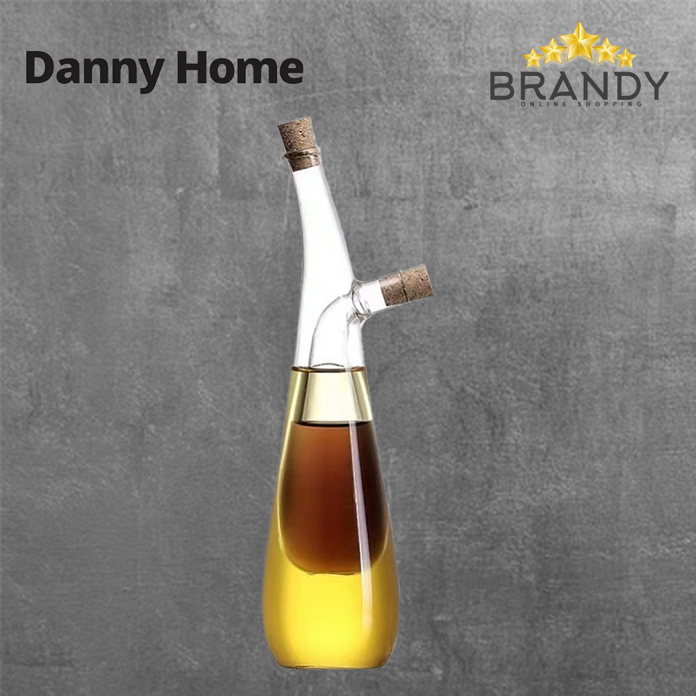 Danny Home Glass Oil & Vinegar Dispenser 2 in 1 310ml KY-063-1