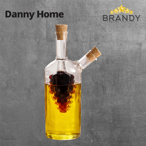 Danny Home Glass Oil & Vinegar Dispenser 2 in 1 310ml KY-066-1