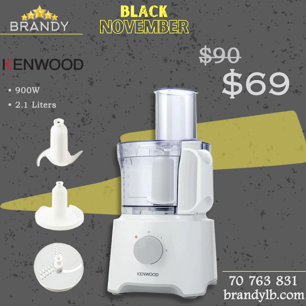 Food Processor 2.1L FDP300 with 900W Power