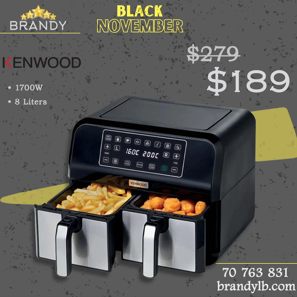 Dual Air Fryer Digital 4L+4L HFM75