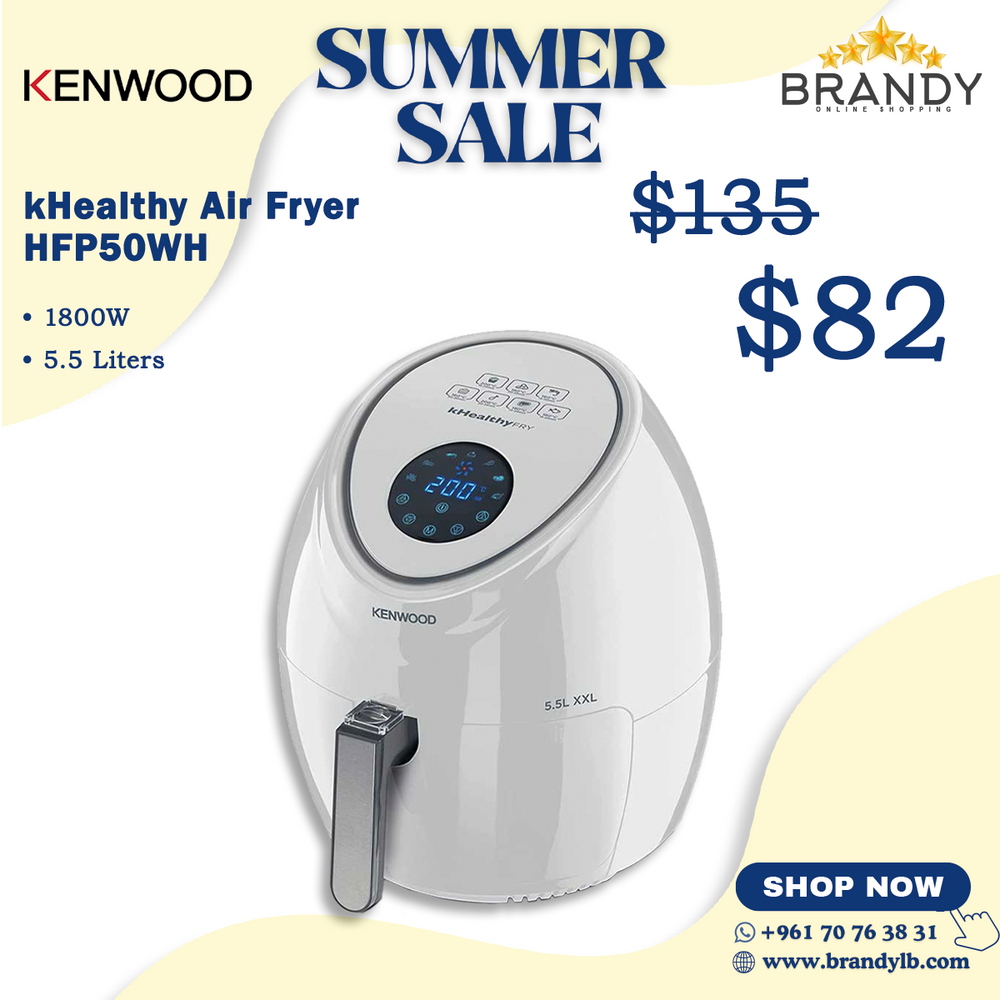 Digital Air Fryer White XXL HFP50.000WH