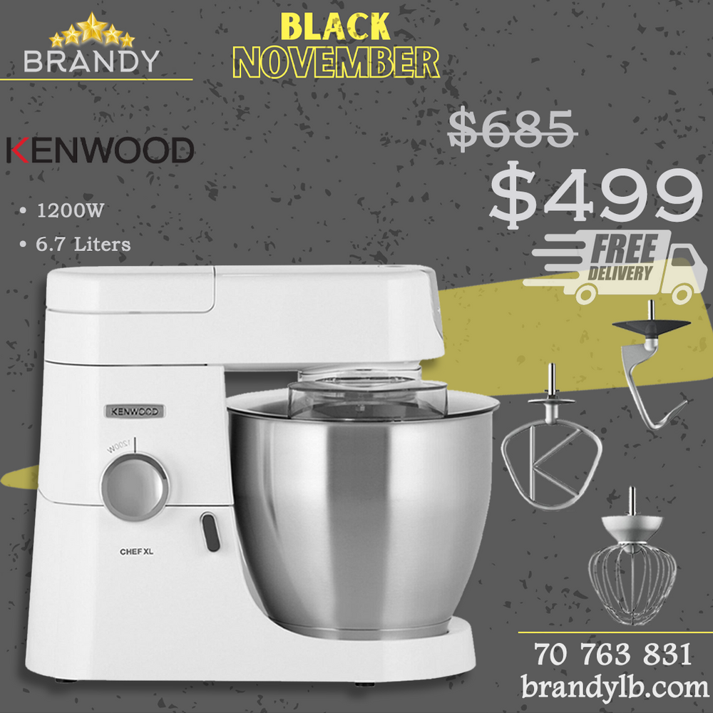 Stand Mixer Chef XL White 6.7L KVL4100WH