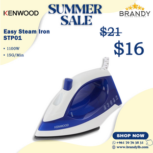 Steam Iron STP01 with Adjustable Steam Control