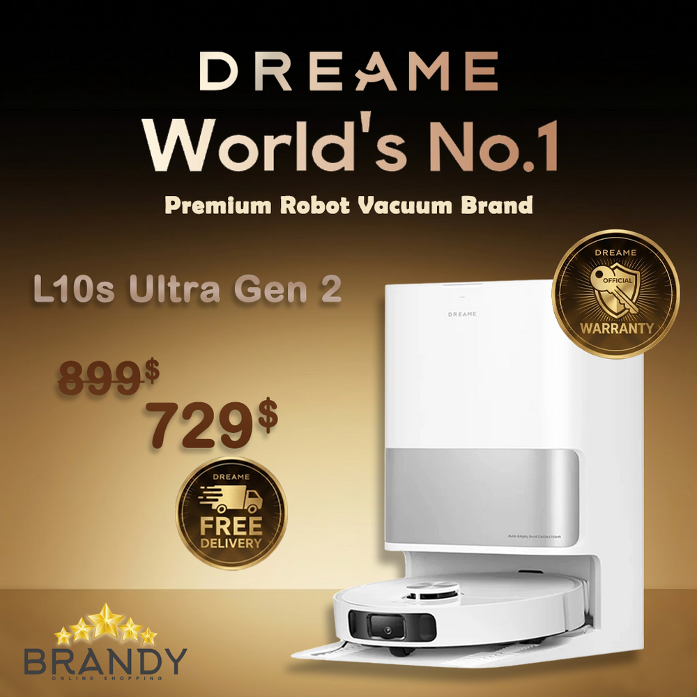 Dreame L10s Ultra Gen2 Robot Vacuum & Mop PowerDock Auto-Clean