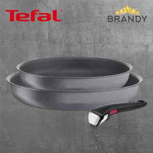 Tefal Ingenio Natural Force Frypan Set 24 & 28 cm 3-Piece L3969102