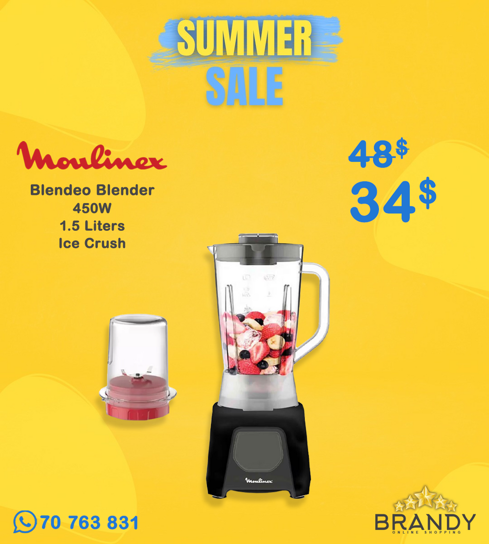 Moulinex Blendeo LM2B28M2 Blender 1.5L 450W Black