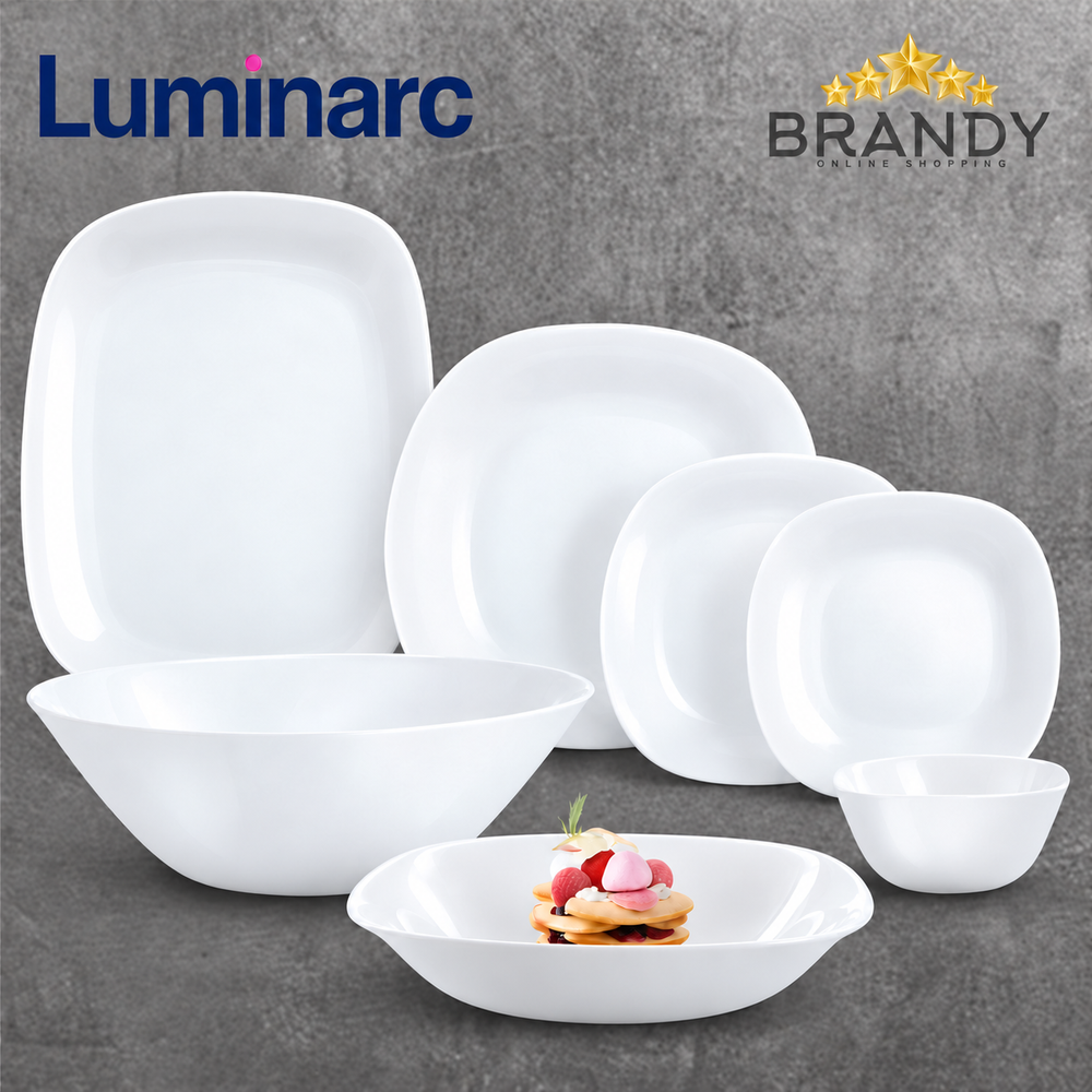 Luminarc Neo Carine White 26-Piece Opal Glass Dinner Set N5058