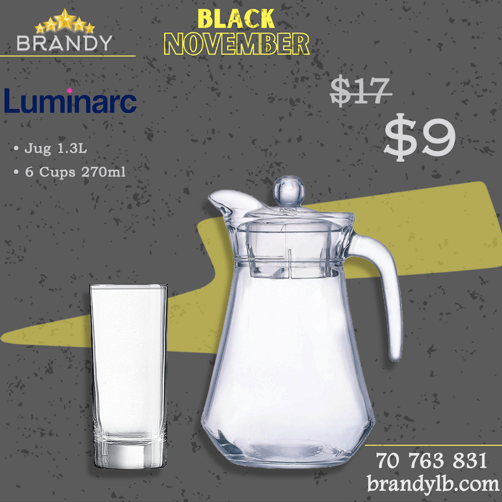 Arc Drink Set 7pcs Glassware