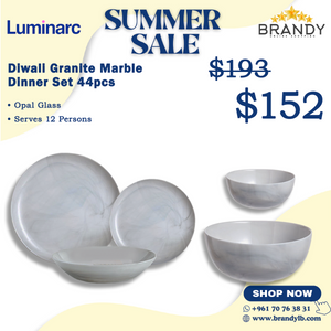 Diwali Granite Marble Dinner Set 44pcs