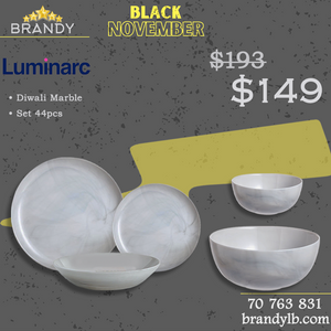 Diwali Granite Marble Dinner Set 44pcs