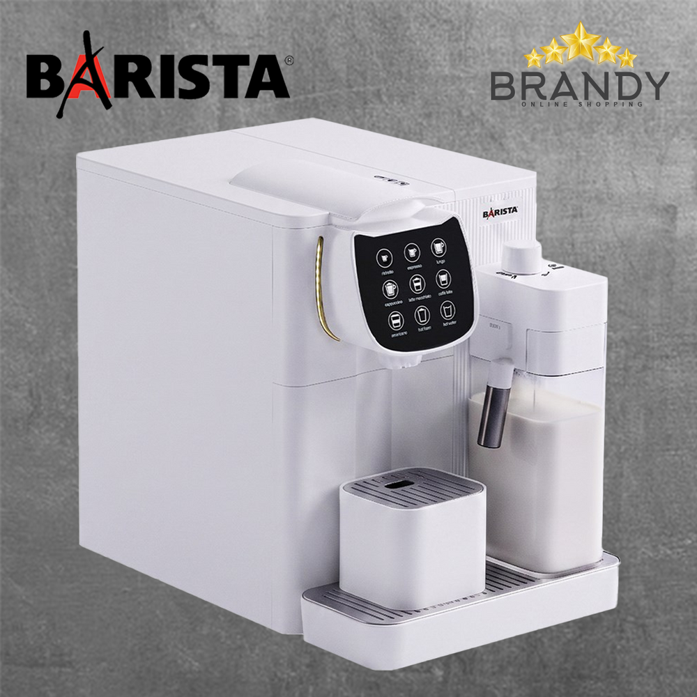 Barista Bianca Espresso Machine with Milk System - White MA0050