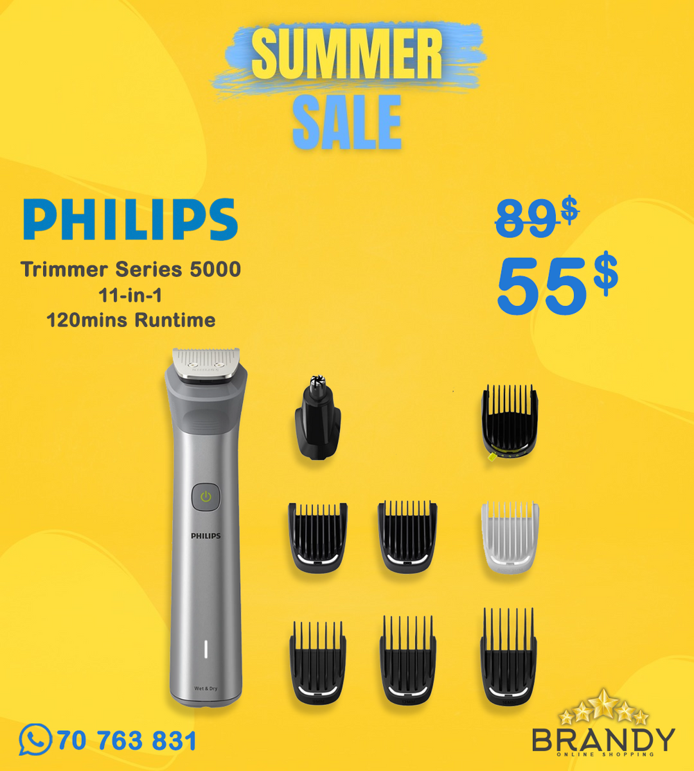 Philips Series 5000 MG5930/15 11-in-1 All-in-One Trimmer Face Head Body