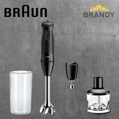 Braun MultiQuick 5 Vario Hand Blender MQ50202M 1000W 21-Speed Premium Black