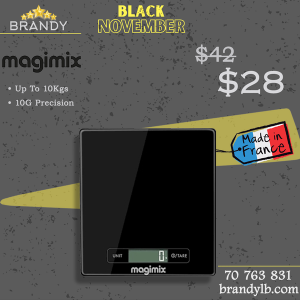 Kitchen Scale 10Kg Black MX4