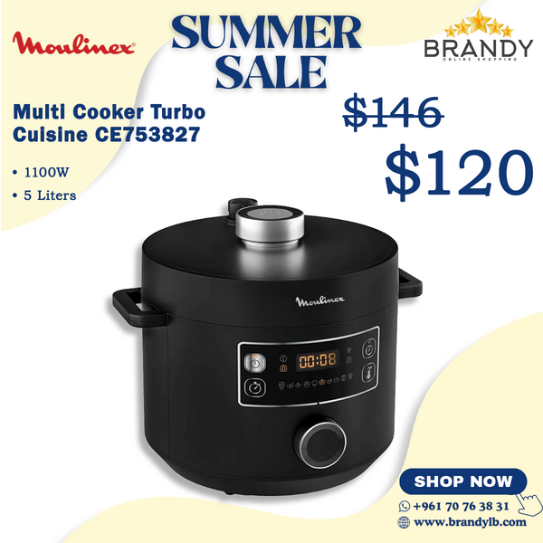 Multi Cooker Turbo Cuisine CE753827, 5 Liters