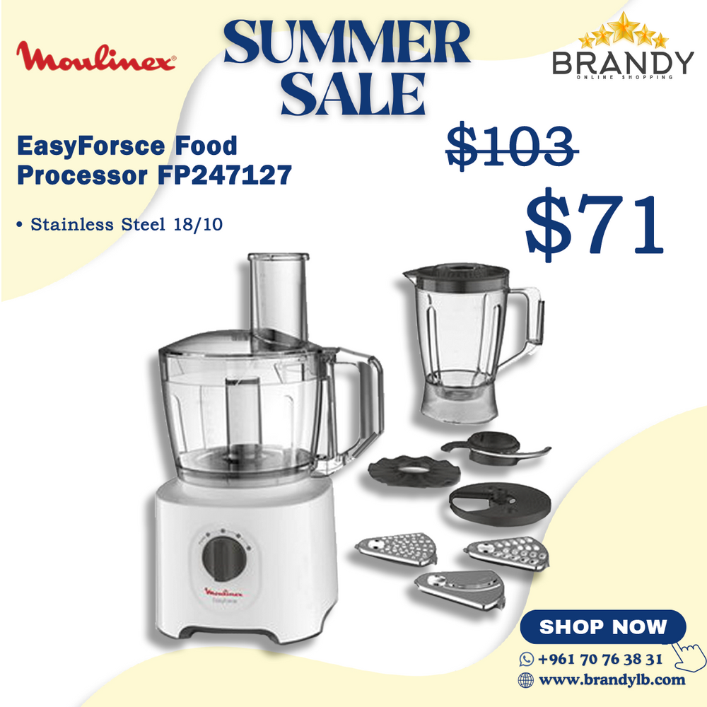 Easy Force Food Processor 2.4L FP247127