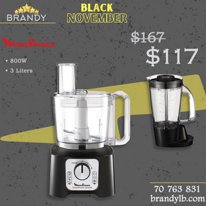 Food Processor Double Force 3L FP546811, 800W, Black