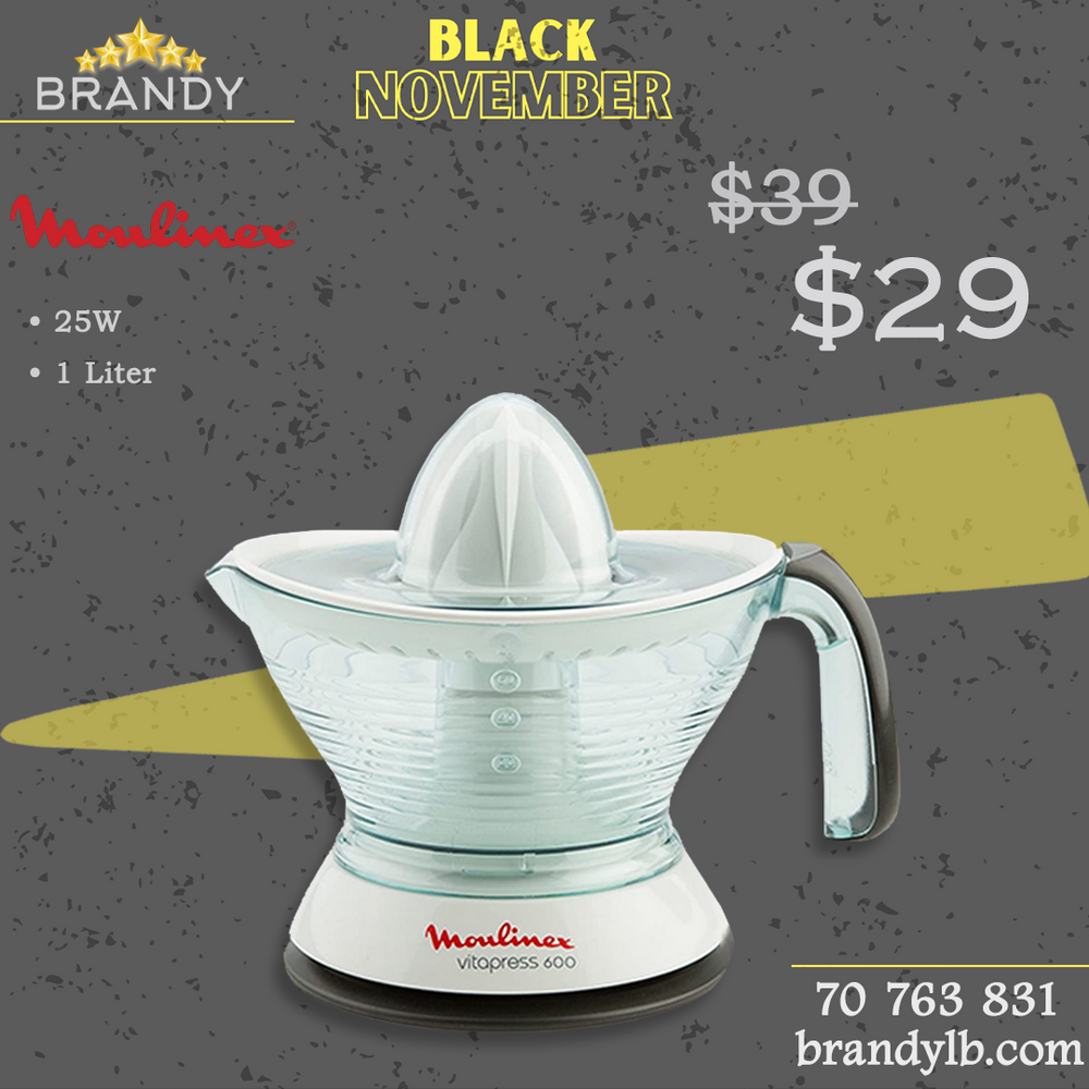 Citrus Juicer Vita Press PC302B27, 1L Capacity, 25W Power