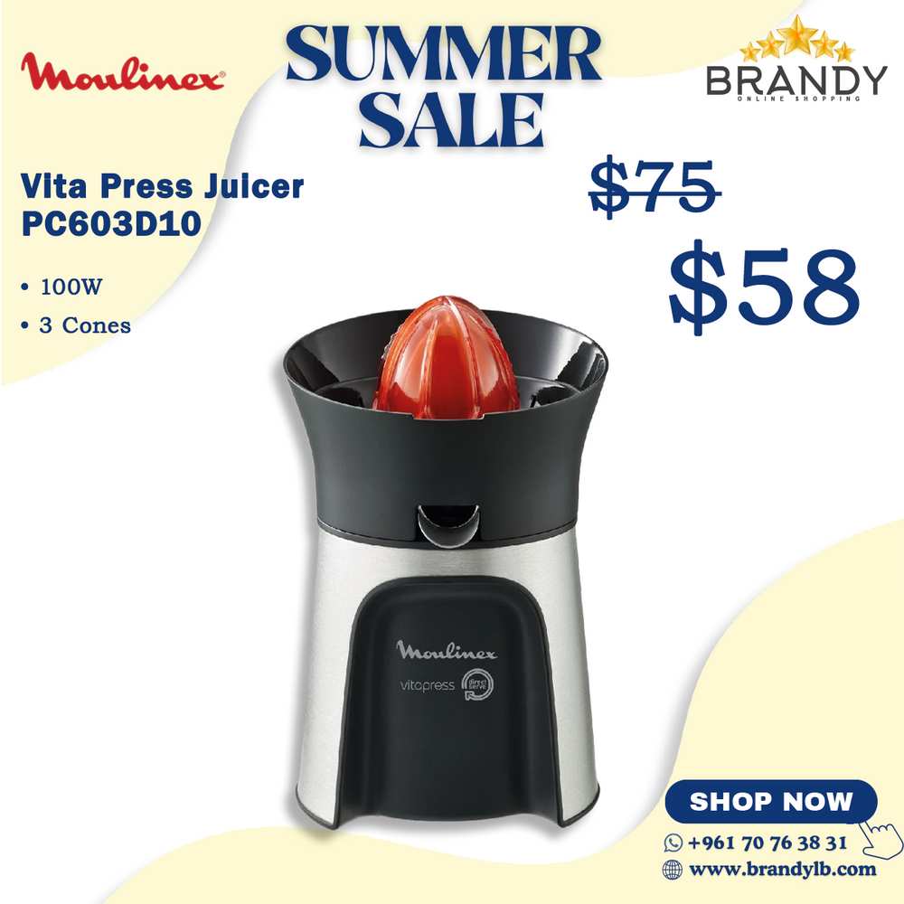 Citrus Juicer Vita Press PC603D27, 100W Power