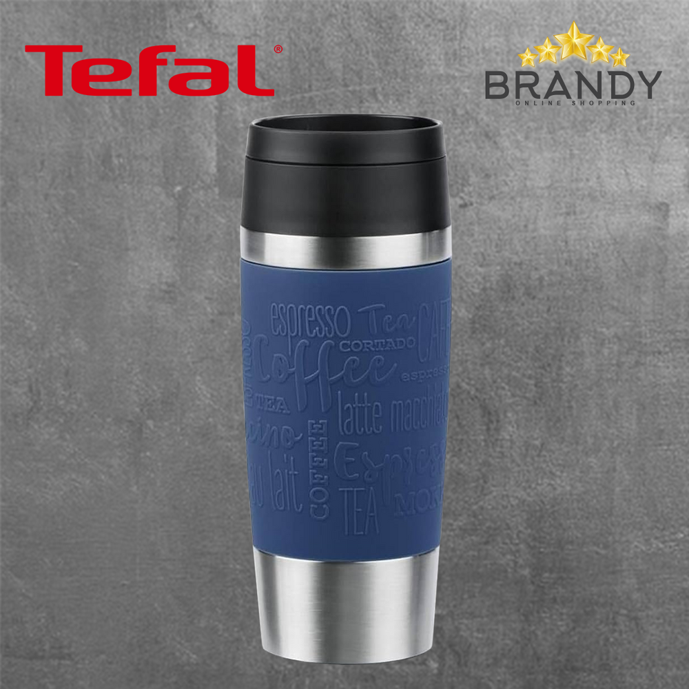 Tefal Travel Classic Mug 360 ml Stainless Steel Blue N2020310
