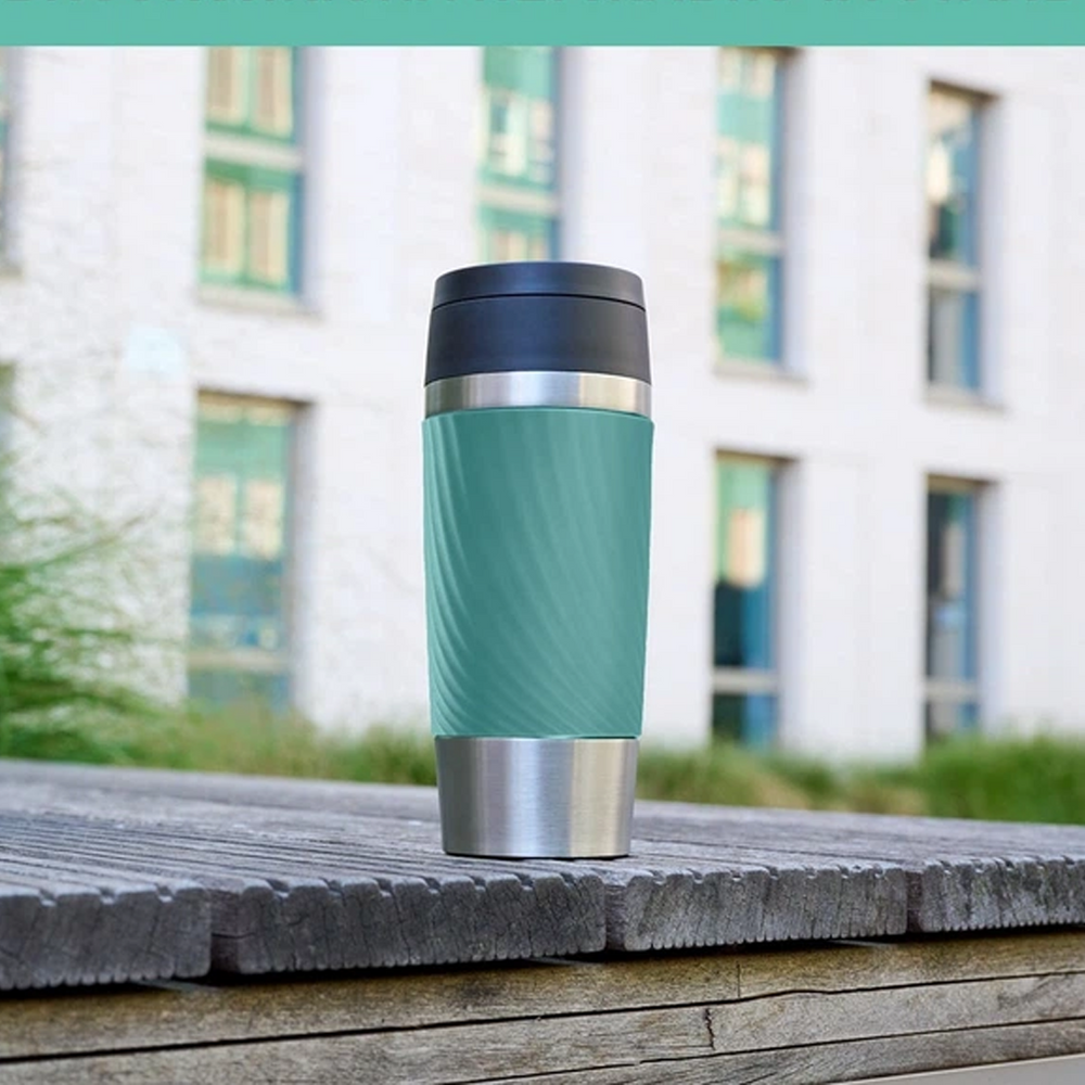 Tefal Classic Travel Mug 360 ml Insulated Stainless Steel Green