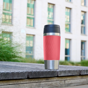Tefal Twist Travel Mug 360 ml Insulated Stainless Steel Corail