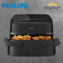 Philips 1000 Series Airfryer Dual Basket 7.1L Digital Touchscreen NA150