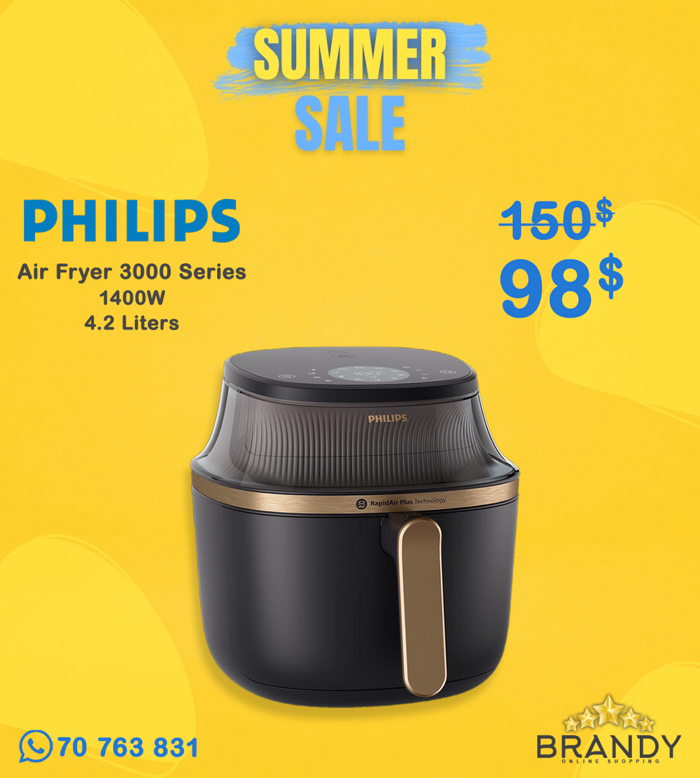 Philips 3000 Series Airfryer 4.2L NA322 RapidAir Plus Black