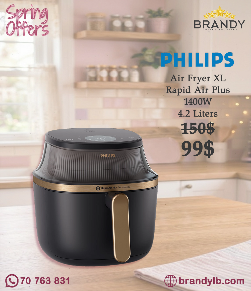 Philips 3000 Series Airfryer 4.2L NA322 RapidAir Plus Black