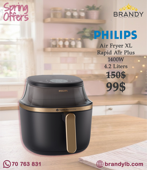 Philips 3000 Series Airfryer 4.2L NA322 RapidAir Plus Black