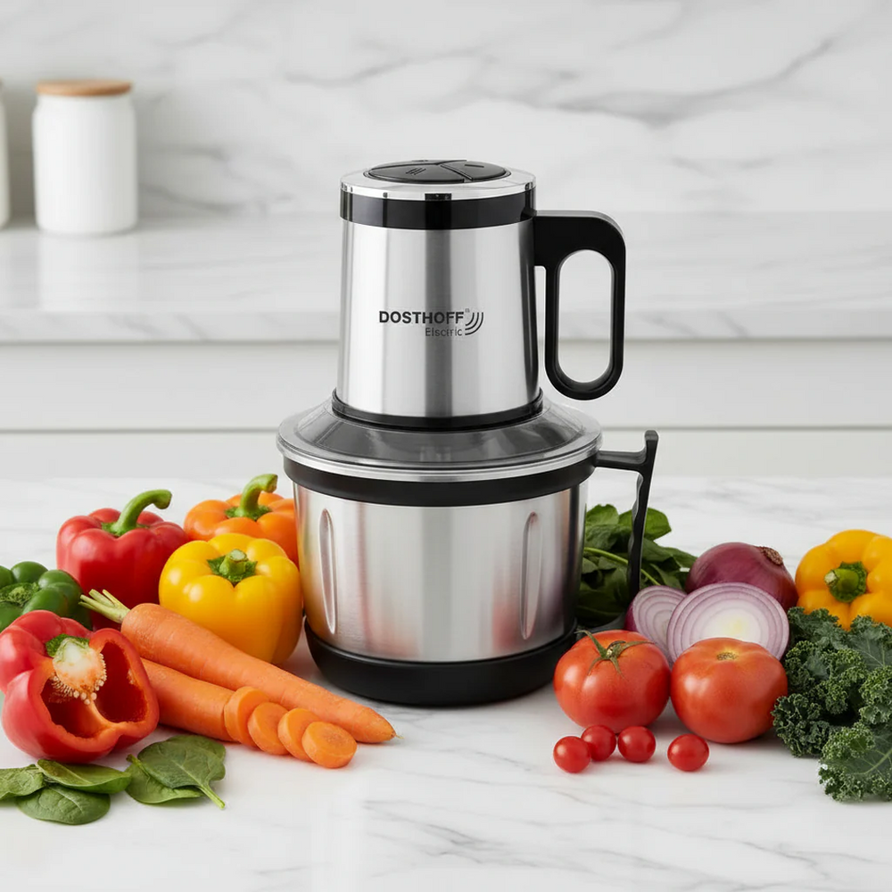 Dosthoff Chopper 3 Liters Stainless Steel - 500W, 5 Blades OC-2021-1