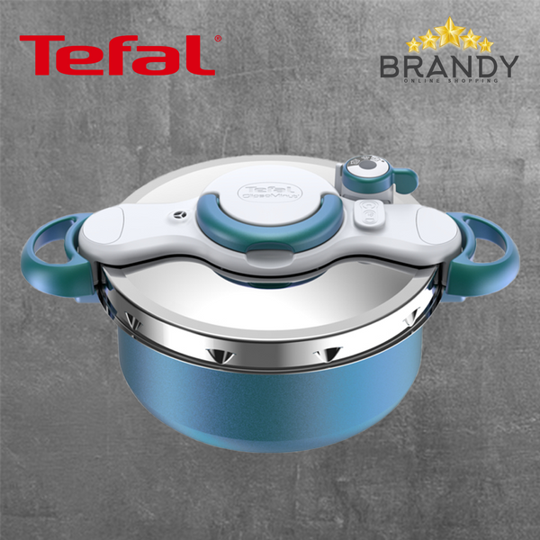 Tefal ClipsoMinut' Duo 5L Pressure Cooker P4705100 Boreal Blue