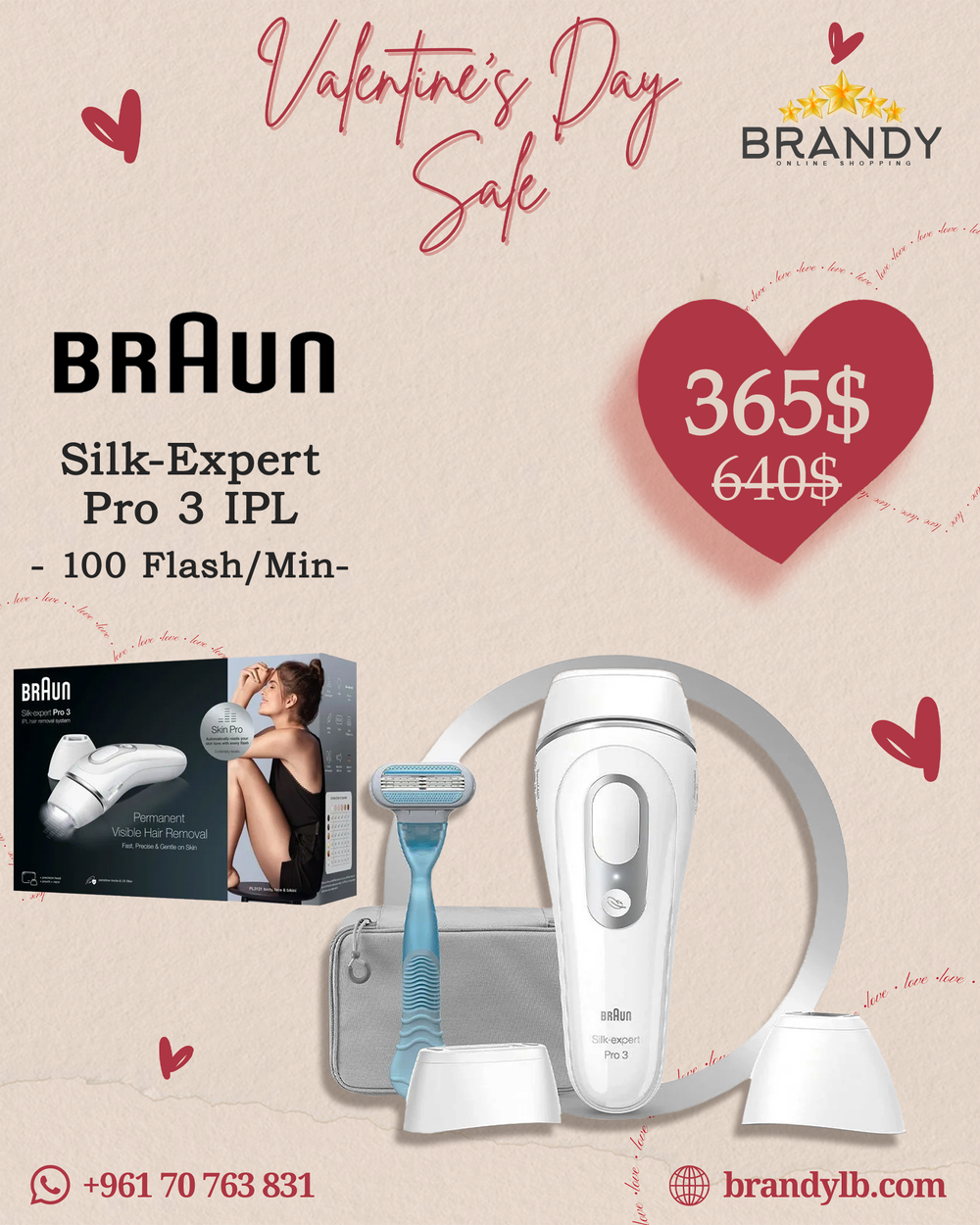 Silk-Expert Pro 3 IPL3121 Hair Removal + 3 Extras