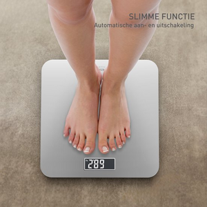 Premiss Grey Body Scale PP1801, Glass, 160Kg