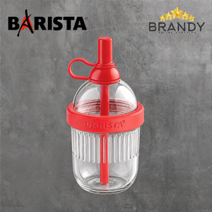 Barista Tumbler Cup with Straw & Lid - Red PR0069-R