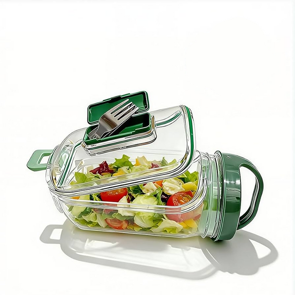 Dosthoff Portable Salad Jar With Fork