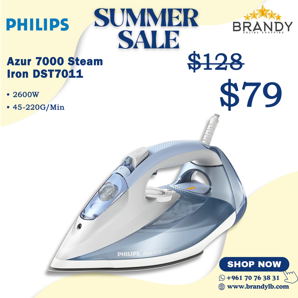 Steam Iron Azur 7000 DST7011 2600W