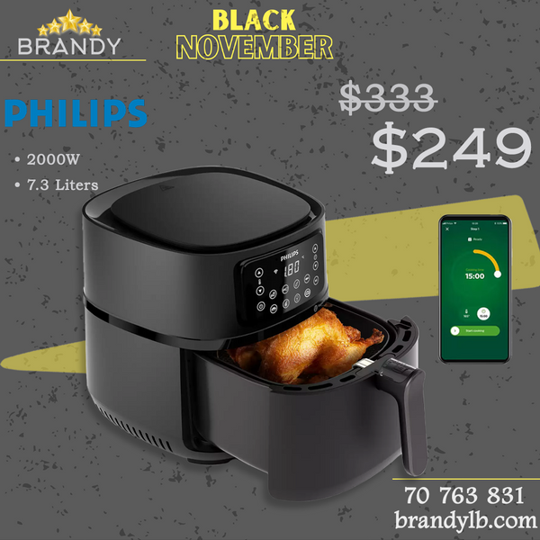 Air Fryer Connected Digital XXL 7.3L HD9285