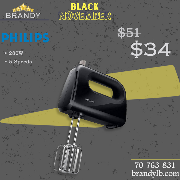 Hand Mixer HR3704 with 5 Speeds and Pulse