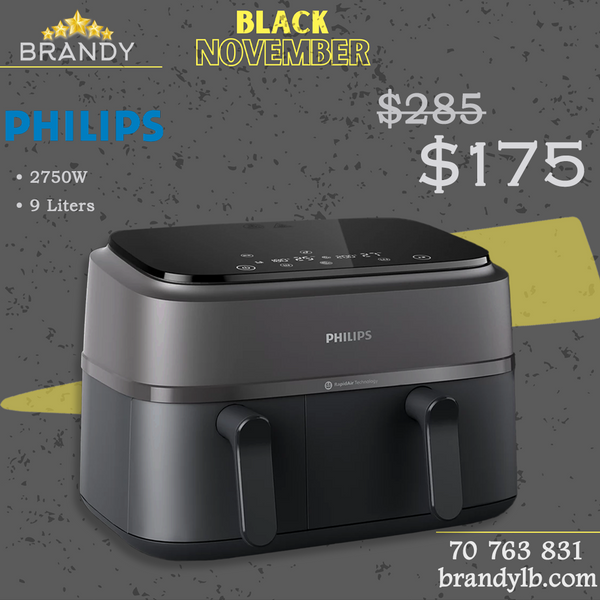 Dual Air Fryer Digital 9L with Touch Screen