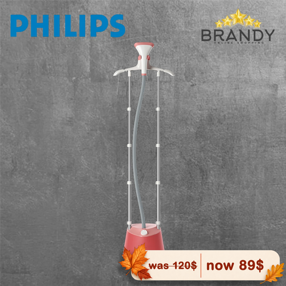 Philips 1000 Garment Steamer STE1020 1800W 1.8L Soft Red