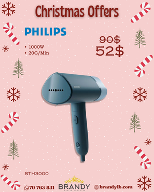Philips Handheld Steamer STH3000, 1000W, Dark Grey