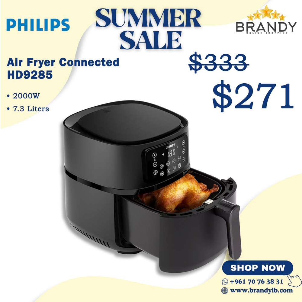 Air Fryer Connected Digital XXL 7.3L HD9285