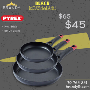Optima Set 3 Frypans Non-Stick Coating