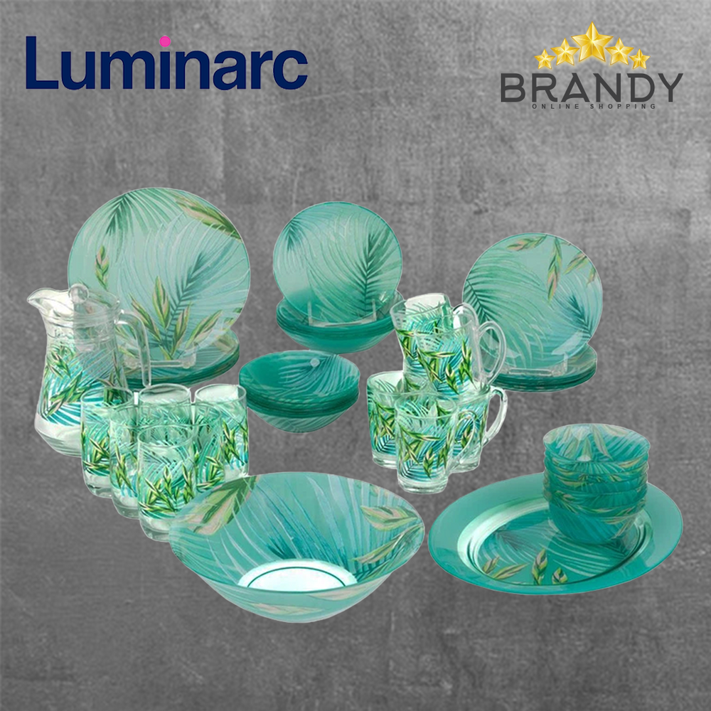 Luminarc Simply Crazifolia 46-Piece Dinner Set Q1820