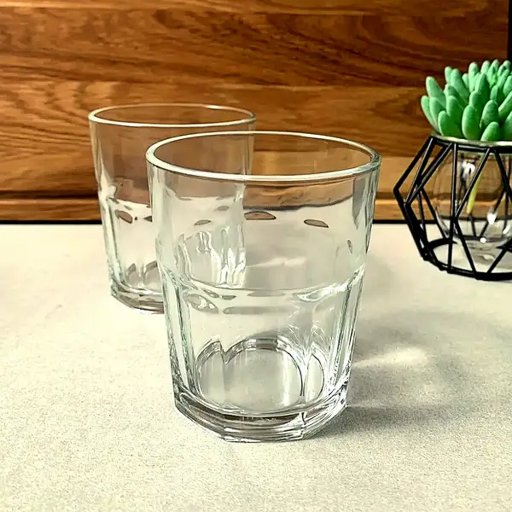 Tuff Short Cups Set 6pcs - Glass Drinkware 30cl