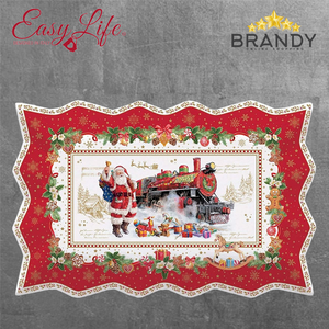 Christmas Memories Rectangular Plate 35x23cm