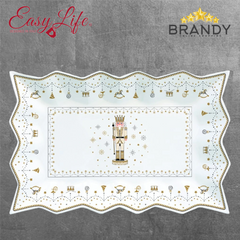 Easy Life Royal Nutcracker Porcelain Serving Platter 35 x 23 cm