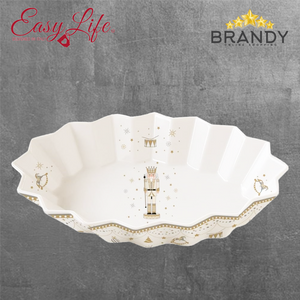 Royal Nutcracker Oval Plate 24cm