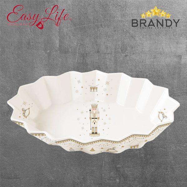 Royal Nutcracker Oval Plate 24cm